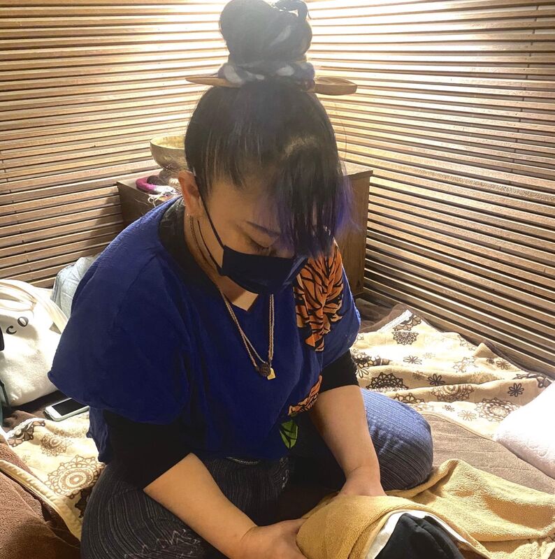 施術の様子