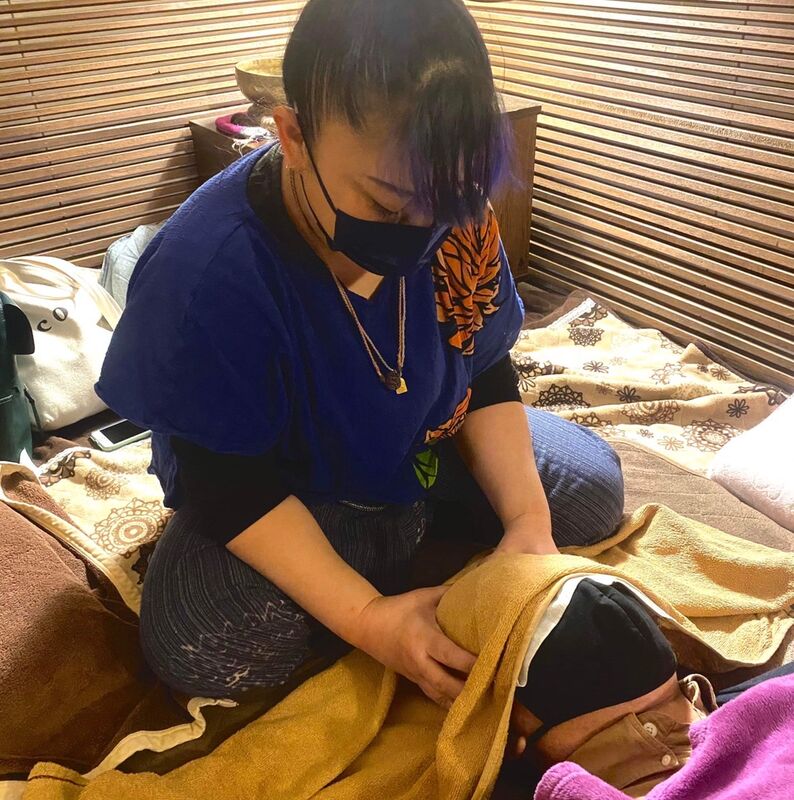 施術中