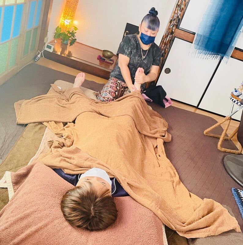 施術の様子
